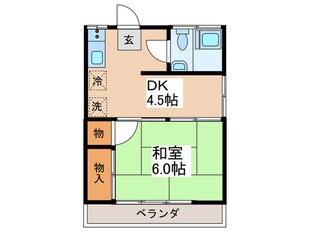 佐藤荘の物件間取画像